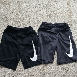 2 pairs nike boys shorts size 7